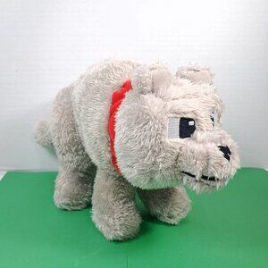 A Minecraft Movie Dog Dennis Wolf Plush Toy stuffed animal Mojang Mattel fuzzy